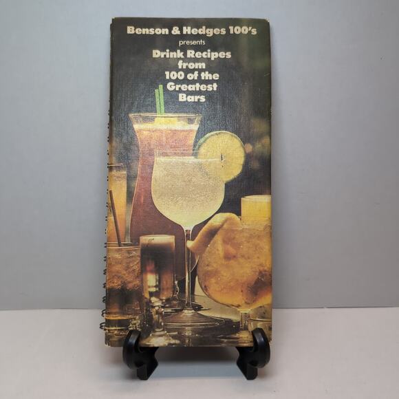 Bensons & Hedges 100's Greatest Bar Drink Recipes 100 Greatest Bars 1979 Playboy - Picture 1 of 12